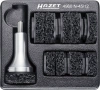 Hazet 4960N-45/12 Комплект шлифовальной машины для ступиц легковых автомобилей, 12 предметов