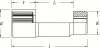Hazet 4550N-22 1/2" Ключ для топливных трубок Внешний 12-гранный профиль 22 мм