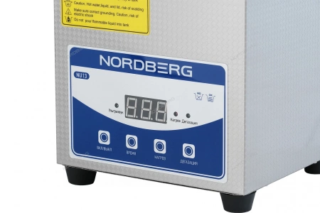 Ультразвуковая ванна с подогревом, 1,3 л NORDBERG NU13
