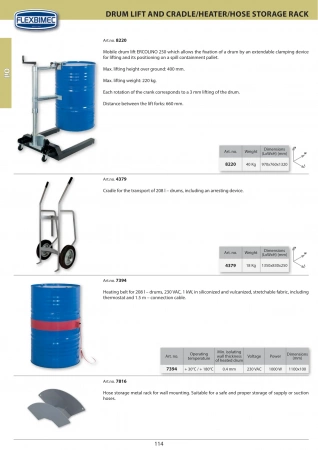 Подъемник для бочек Flexbimec 8220