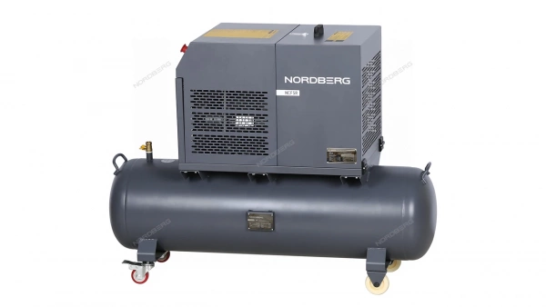 Компрессор винтовой, 4 кВт, 10 бар, 450 л/мин, ресивер 180 л, IP54 NORDBERG NCF5R
