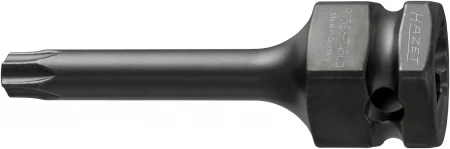 Hazet 995S6-T45LG 1/2" 24 мм Внешний шестигранник Ударная торцевая головка-бита · Внутренний профиль TORX®