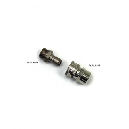 Быстросъемная шаровая муфта для воды ВД 1/2" BSP (M) Flexbimec 6884