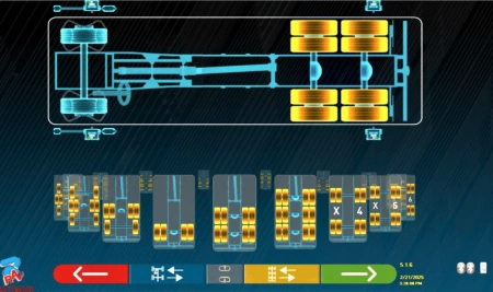 Программа для грузовых автомобилей Сход-Развал Ravaglioli RAVTD6000TB.3