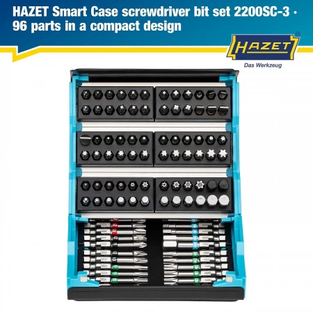 Hazet 2200SC-3 Набор бит для отвертки SmartCase