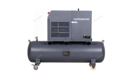 Компрессор винтовой, 4 кВт, 10 бар, 450 л/мин, ресивер 180 л, IP54 NORDBERG NCF5R