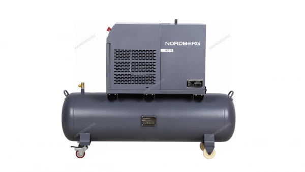 Компрессор винтовой, 4 кВт, 10 бар, 450 л/мин, ресивер 180 л, IP54 NORDBERG NCF5R