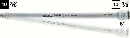 Hazet 8822-10 3/8"/"Шарнирный удлинитель (Wobble) Длина: 254 мм