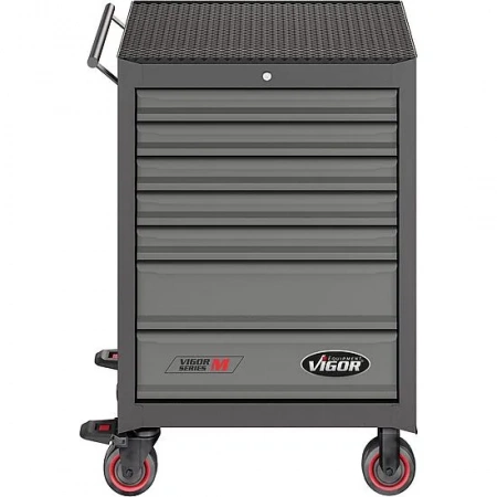 Vigor V2379N Тележка VIGOR 500N с набором инструмента 164 предмета (3 ложемента)
