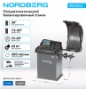 Станок балансировочный с автоматическим вводом двух параметров, серый NORDBERG 4523(G)