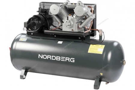Компрессор поршневой с ременной передачей 380В, ресив. 500л, 1400л/мин NORDBERG NCP500/1400-16