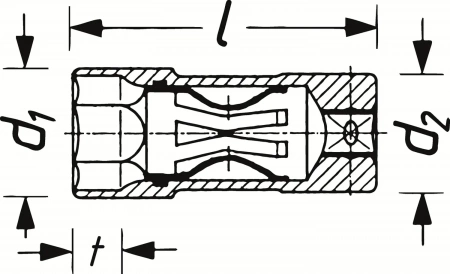 Hazet 880AKF 3/8" Свечная головка Внешний шестигранный профиль 16 мм 5/8"