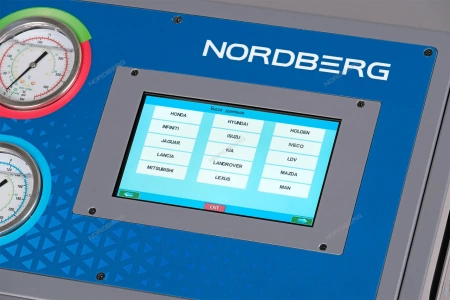 Установка автомат для заправки автомобильных кондиционеров NORDBERG NF14