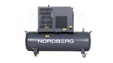 Компрессор винтовой, 5,5 кВт, 10 бар, 660 л/мин, ресивер 230 л, IP54 NORDBERG NCF7,5R