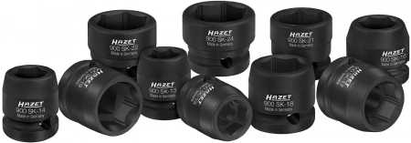 Hazet 900SK/10 1/2" Набор ударных головок · Внешний шестигранный профиль