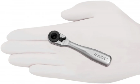 Hazet 863MB 1/4" Реверсивная трещотка, цельностальная, для бит