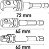 Vigor V7603/3 Набор адаптеров для торцевых головок, 3 штуки