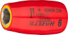 Hazet 880KV-9 3/8" Головка с защитной изоляцией Внешний шестигранный профиль. 9 мр