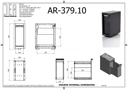 DEA AR-379.10 Модуль для сбора отходов, серия 90