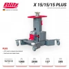 BLITZ X 15/15/15 Plus Канавный напольный гидравлический подъемник, 15/15/15 тонн