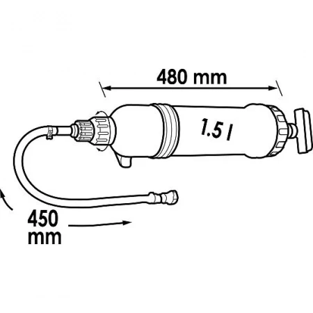 Vigor V4201 Вакуумный насос, объем 1,5 л