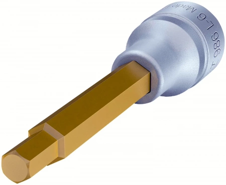 Hazet 986L-6 1/2" Торцевая головка-бита · Внутренний шестигранный профиль. 6 мм