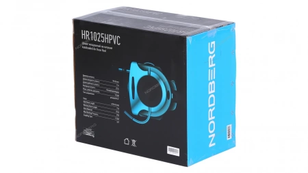Шланг воздушный на катушке ПВХ диам. 10x16мм 25+2 м (27 м) NORDBERG HR1025HPVC