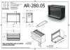 DEA AR-280.05 Двойной модуль для размещения до 6 катушек, серия 110