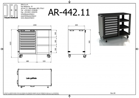 DEA AR-442.11 Мобильная рабочая станция