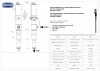 Пневмонасос для масла 1:1, 35 л/мин, шток 950мм для бочек 208л Flexbimec 2043/L
