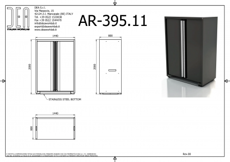 DEA AR-395.11 Двойной шкаф, серия 200