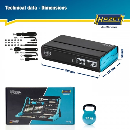 Hazet 2200SC-31 Набор бит для отвертки SmartCase