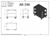 DEA AR-346 Тележка для деталей, серия 90
