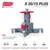 BLITZ X 20/15 Plus Канавный напольный гидравлический подъемник, 20/15 тонн
