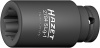 Hazet 2784SLG-1 1/2" Набор ударных головок со специальным профилем. Профиль с пазами