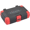 Vigor V2414N Набор торцевых головок, размеры 0,8x4–1,2x7 мм, 1,3–14 мм, PH1–PH3, PZ1–PZ3, T10–T40, 46 штук