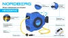 Шланг воздушный на катушке ПВХ диам. 10x16мм 25+2 м (27 м) NORDBERG HR1025HPVC