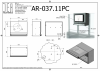DEA AR-037.11PC Одинарный навесной модуль с монитором