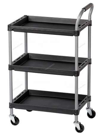 Тележка инструментальная, 3 пластиковые полки NORDBERG T12