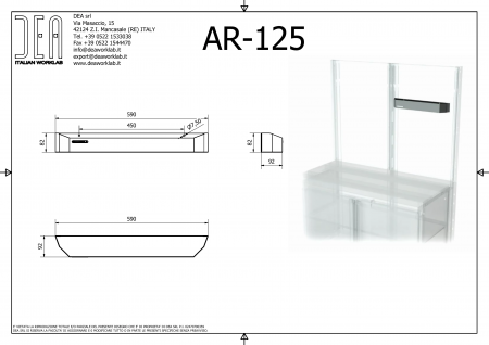 DEA AR-125 Держатель для баллончиков