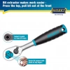 Hazet 863HPB 1/4" Реверсивная трещотка HiPer с мелким зубом для бит. мелкий зуб