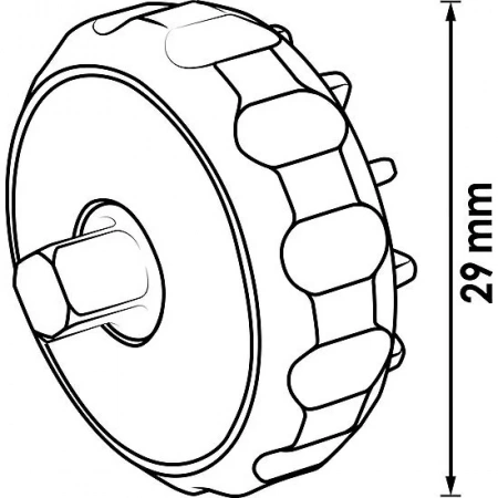 Vigor V2941 Трещотка реверсивная дисковая 1/4'', 72 зуба