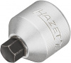 Hazet 2784-1 3/8" Торцевая головка-бита для тормозных суппортов Внутренний шестигранный профиль. 7 мм