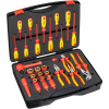 Vigor V5632 Набор VDE-инструмента, размеры 5–24 мм, PH0–PH2, T15–T30, 29 штук