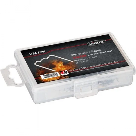 Vigor V3672N Сменные скобы 0.8 мм, W-образные, 100 штук