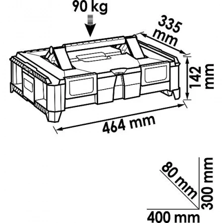 Vigor V7154-4 (Wallmek 01-00048) Набор для снятия тормозных дисков, 21 штука