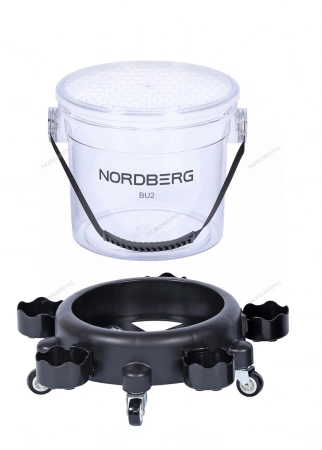 Ведро для детейлинга на колесах NORDBERG BU2