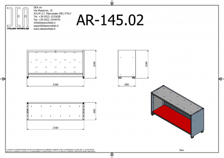 DEA AR-145.02 Тройной верстак, серия 110