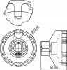 Hazet 4937-92 Штифтовый ключ для передней оси грузового автомобиля MAN